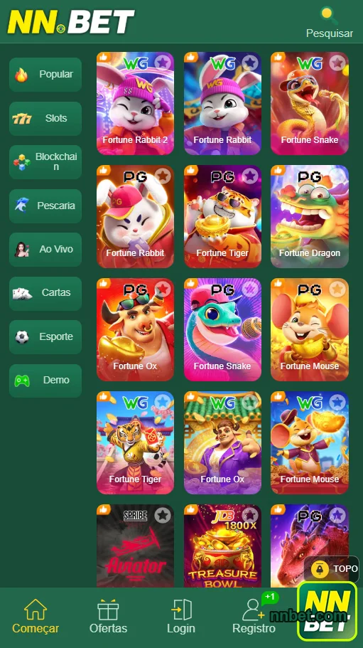 Usuário acessando o app NNbet em smartphone